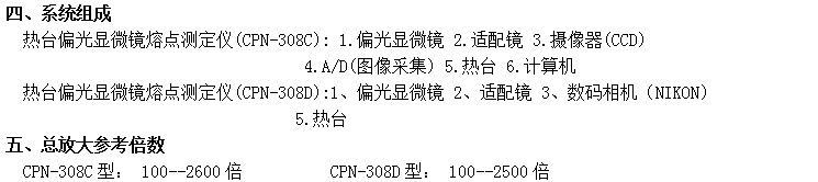 偏光熔点测定仪CPN-308
