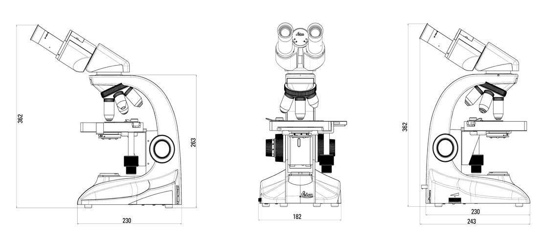 Leica教学生物显微镜DM100 DM300