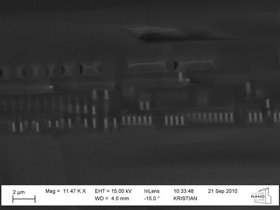 200纳米分辨率，铜矿核心后期的工艺为0.18微米