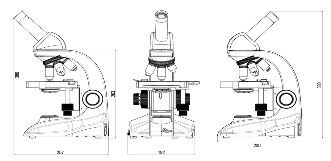 Leica教学生物显微镜DM100 DM300